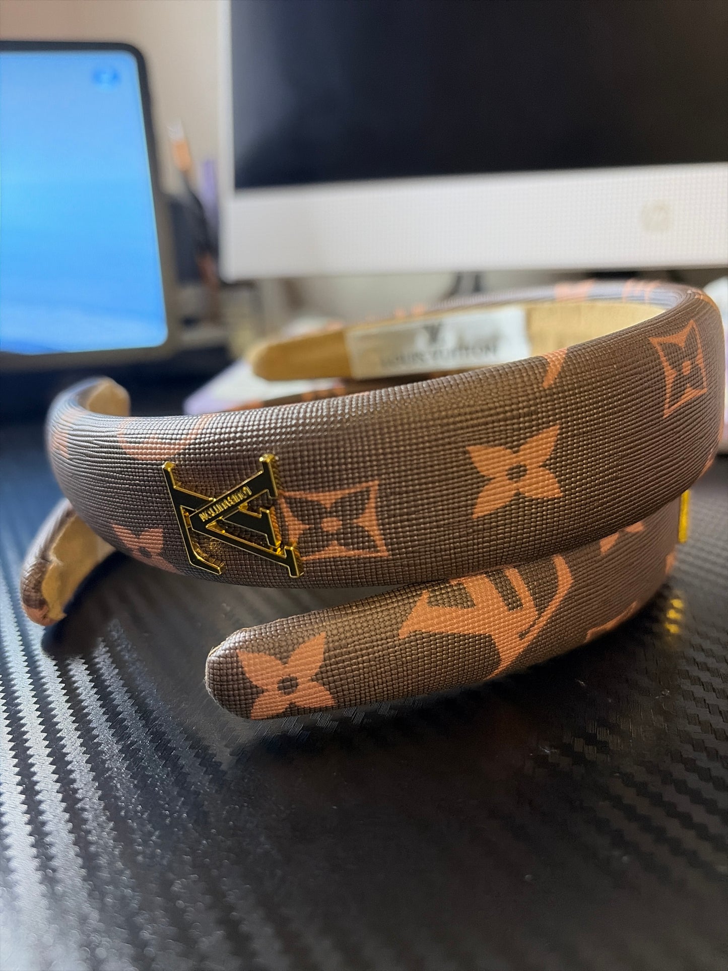 Brown Motif Headband
