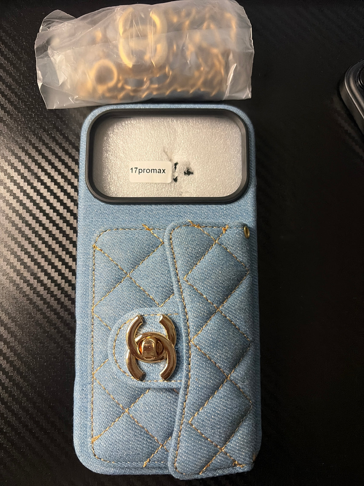Coco Chic Denim iPhone Case