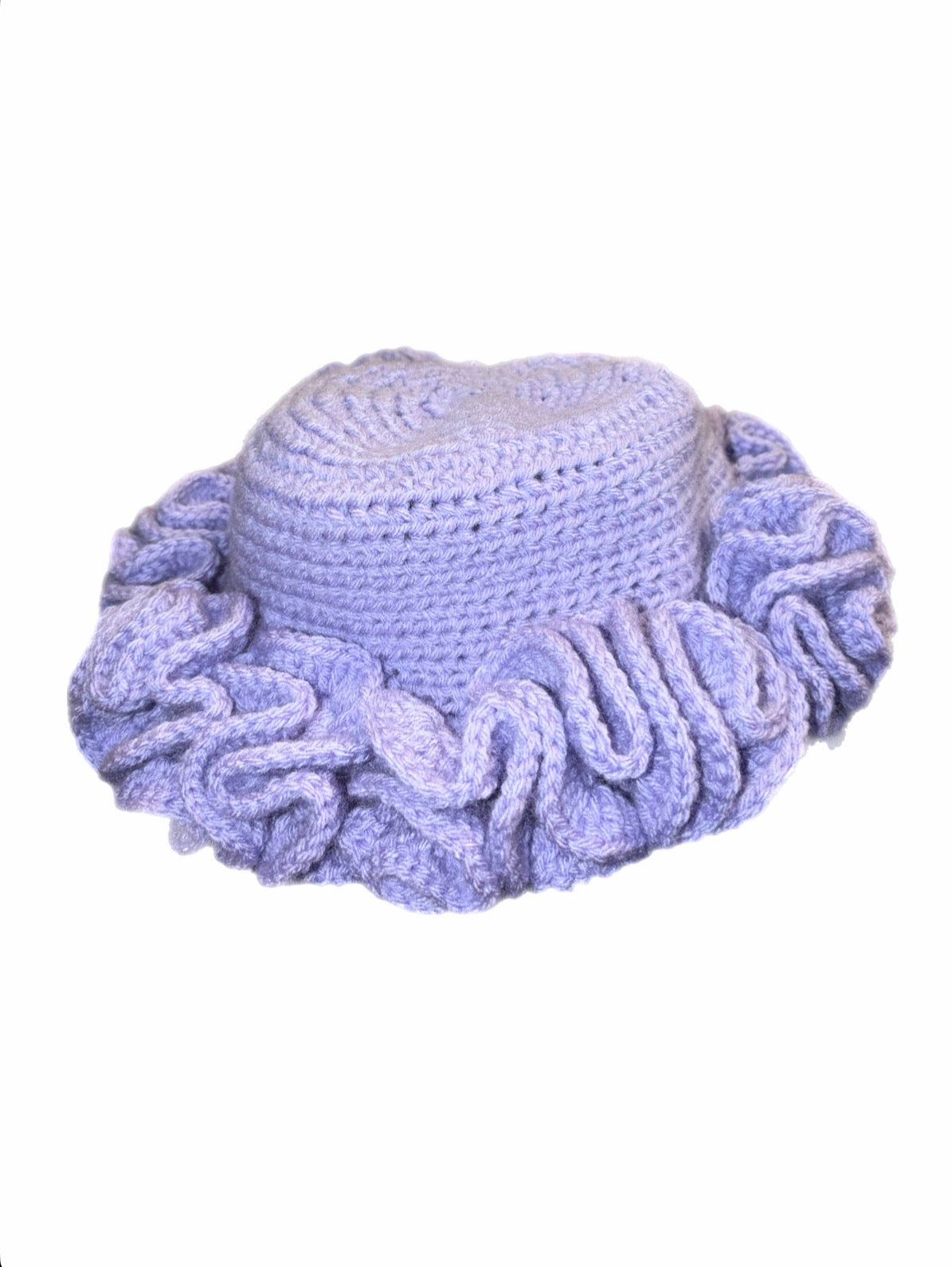 Crochet Ruffle Hat