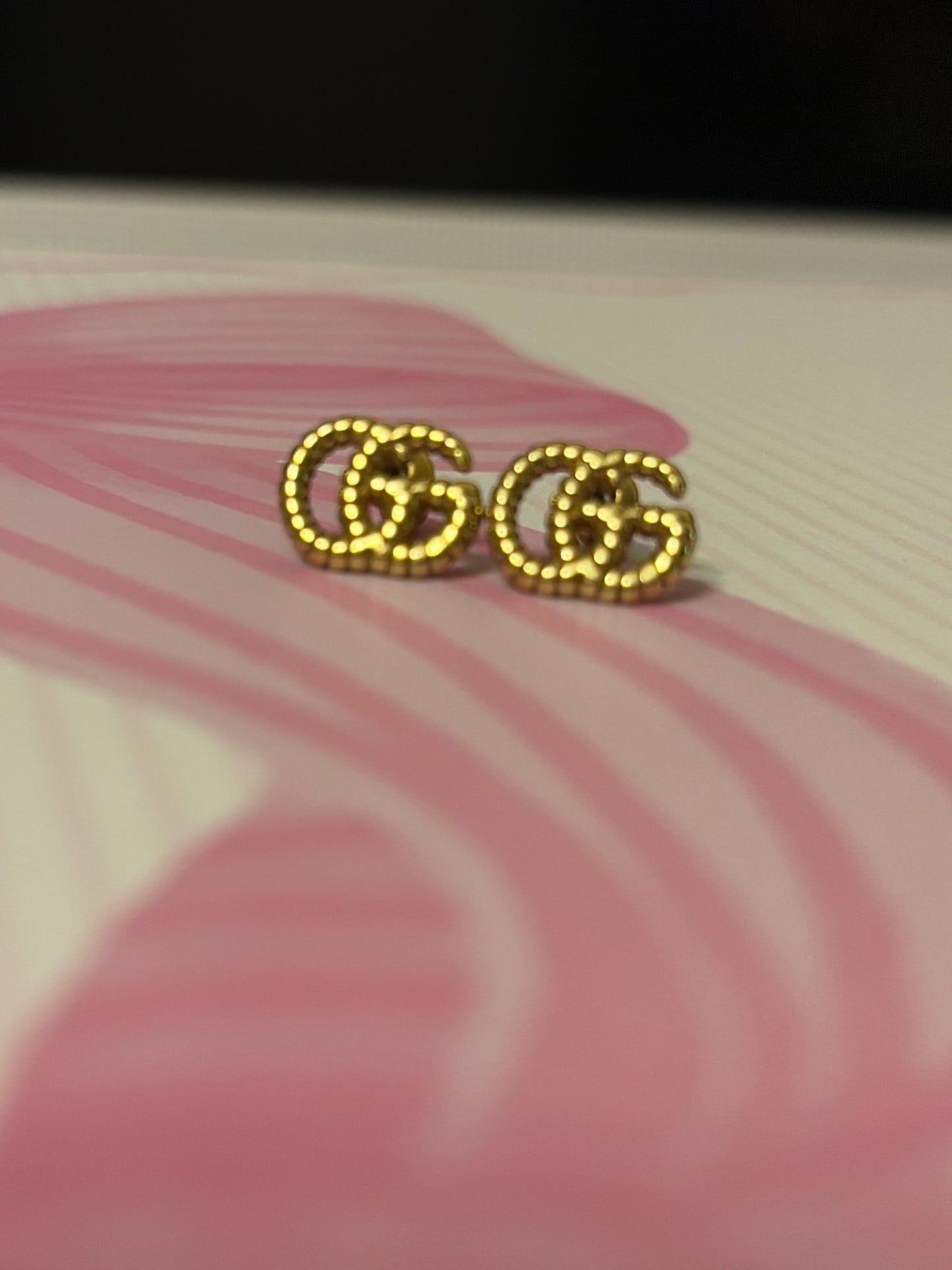 Brass Flora Studs
