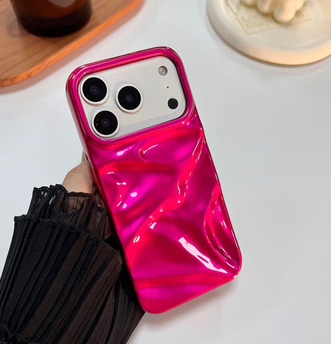 Rose Red Bubble Case