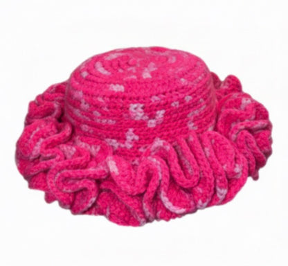 Crochet Ruffle Hat