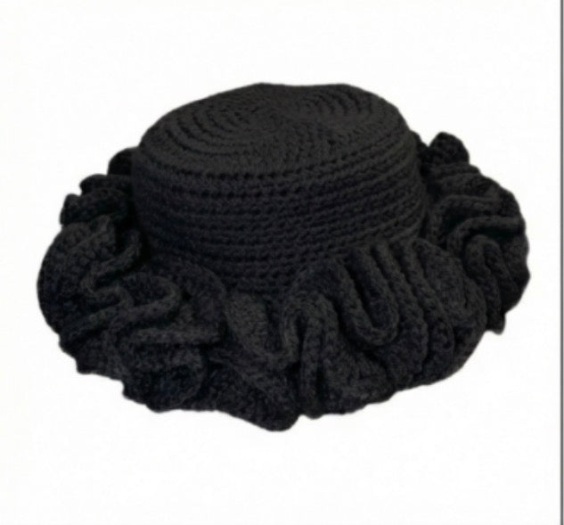 Crochet Ruffle Hat