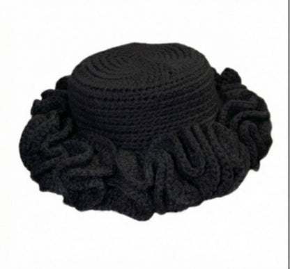Crochet Ruffle Hat