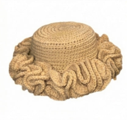 Crochet Ruffle Hat
