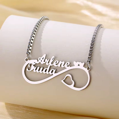 Customized Infinity Name Necklace