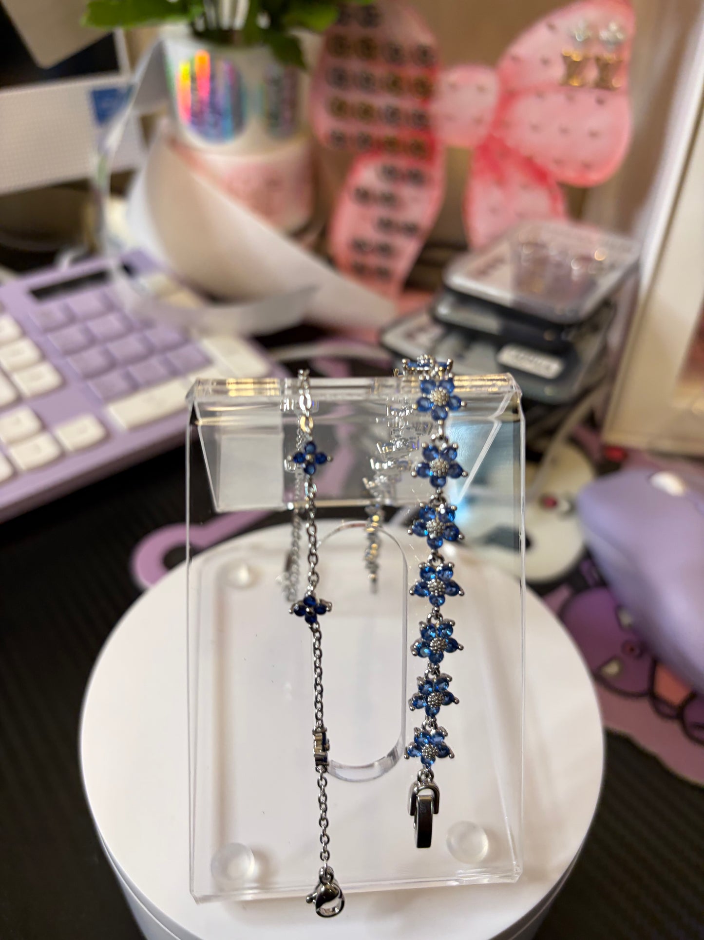Sapphire Bloom Bracelets